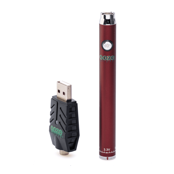 Ooze Slim Twist Pen Vape Battery – Ruby Red