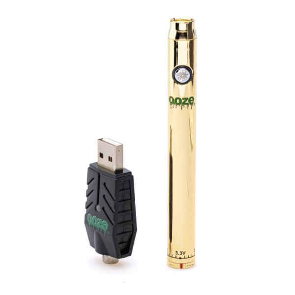 Ooze Slim Twist Pen Vape Battery – Lucky Gold