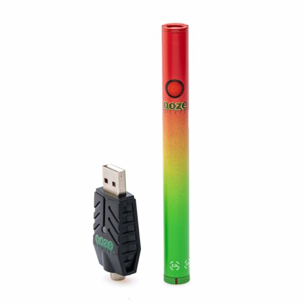 Ooze Slim Twist Pen 2.0 Vape Battery – Rasta